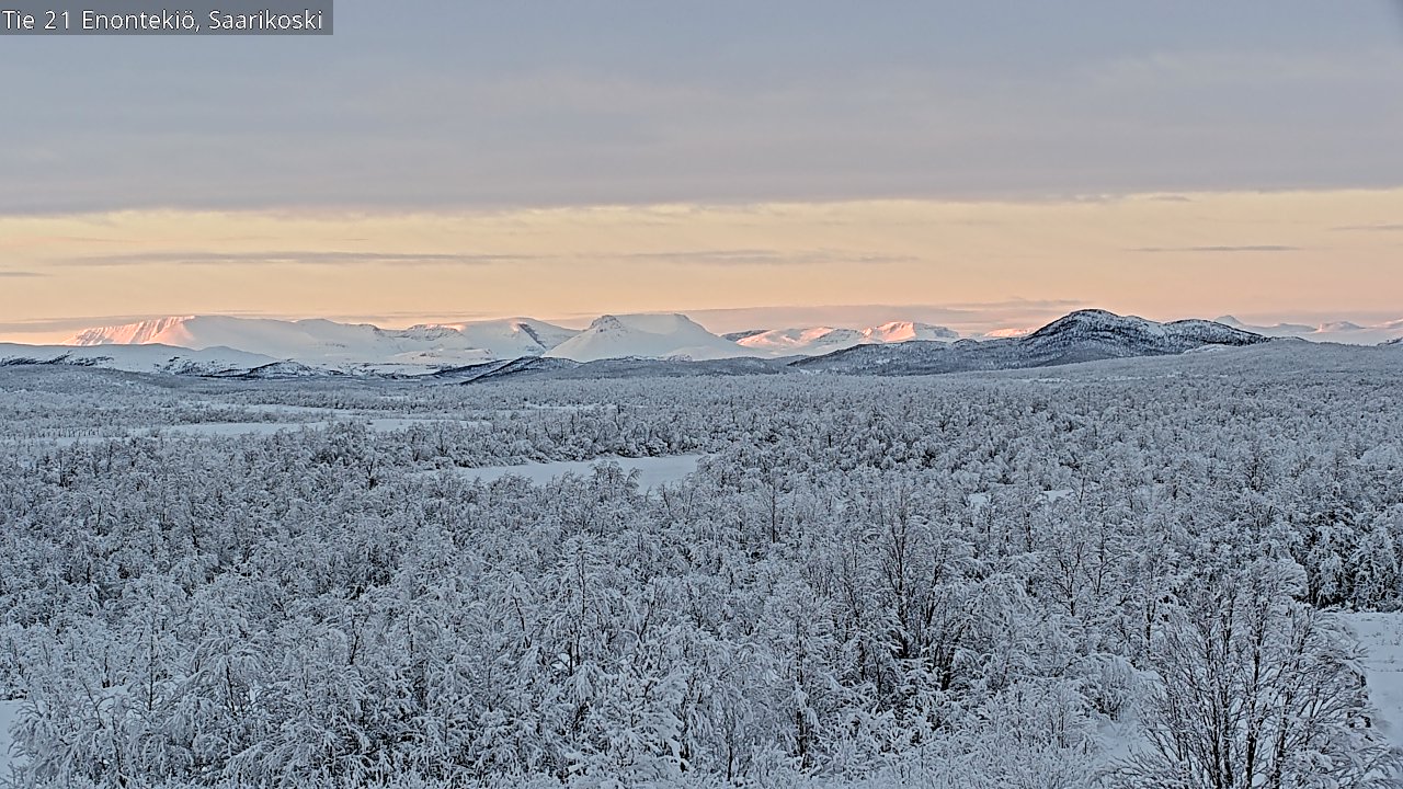Kelikamerat Kuva Tie 21 Enontekiö, Saarikoski, Enontekiö, Lappi