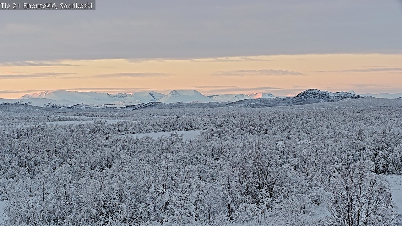 Kelikamerat Kuva Tie 21 Enontekiö, Saarikoski, Enontekiö, Lappi