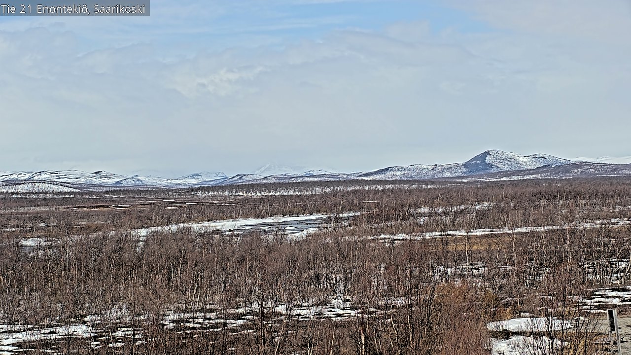 Kelikamerat Kuva Tie 21 Enontekiö, Saarikoski, Enontekiö, Lappi