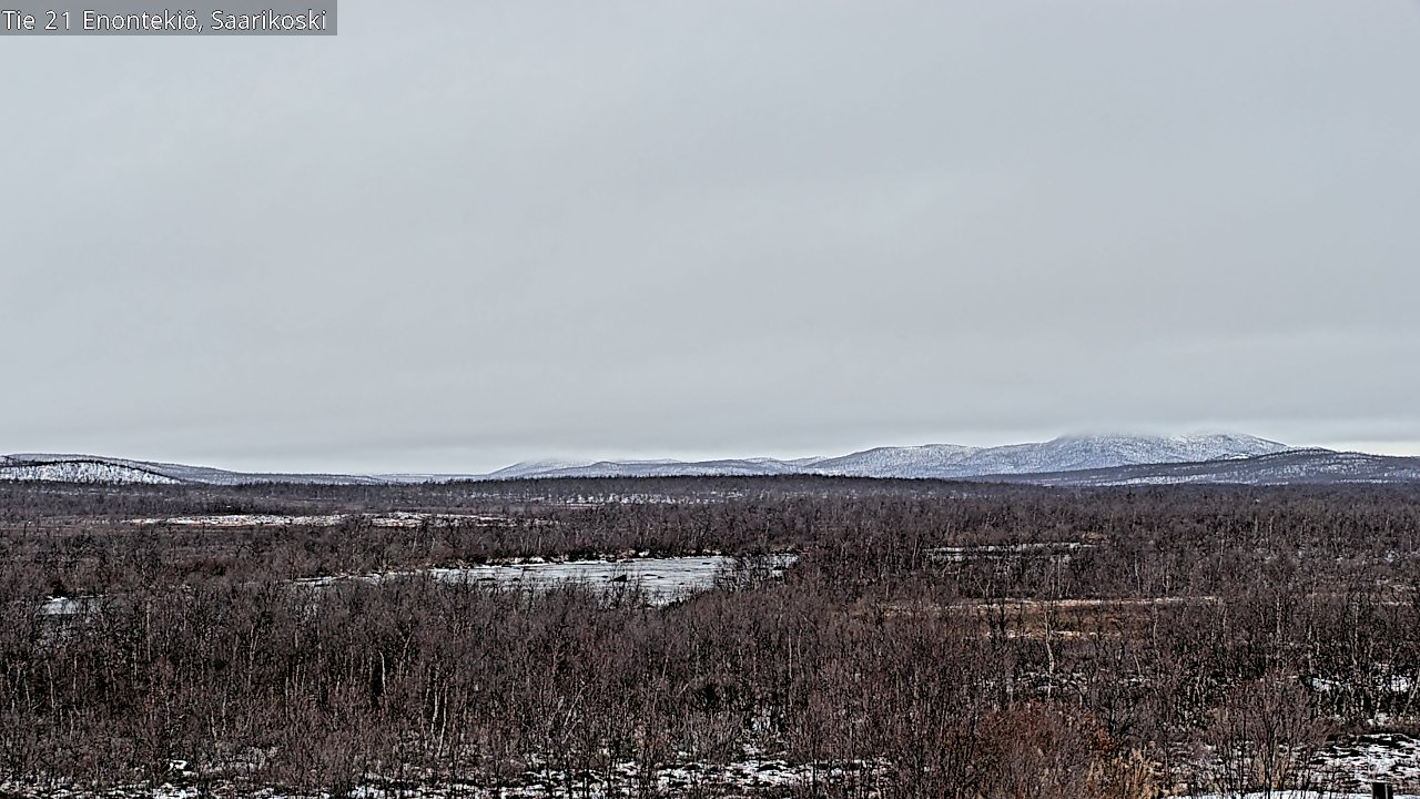 Kelikamerat Kuva Tie 21 Enontekiö, Saarikoski, Enontekiö, Lappi