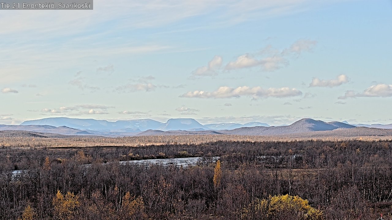 Kelikamerat Kuva Tie 21 Enontekiö, Saarikoski, Enontekiö, Lappi