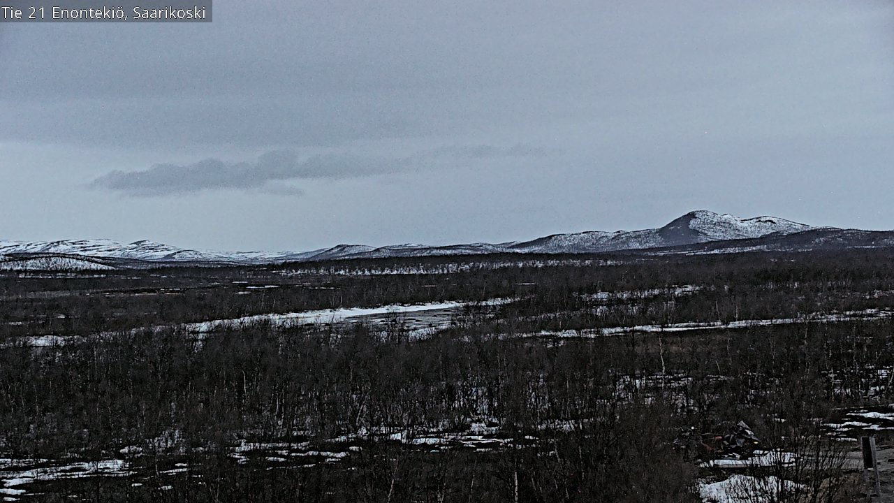Kelikamerat Kuva Tie 21 Enontekiö, Saarikoski, Enontekiö, Lappi