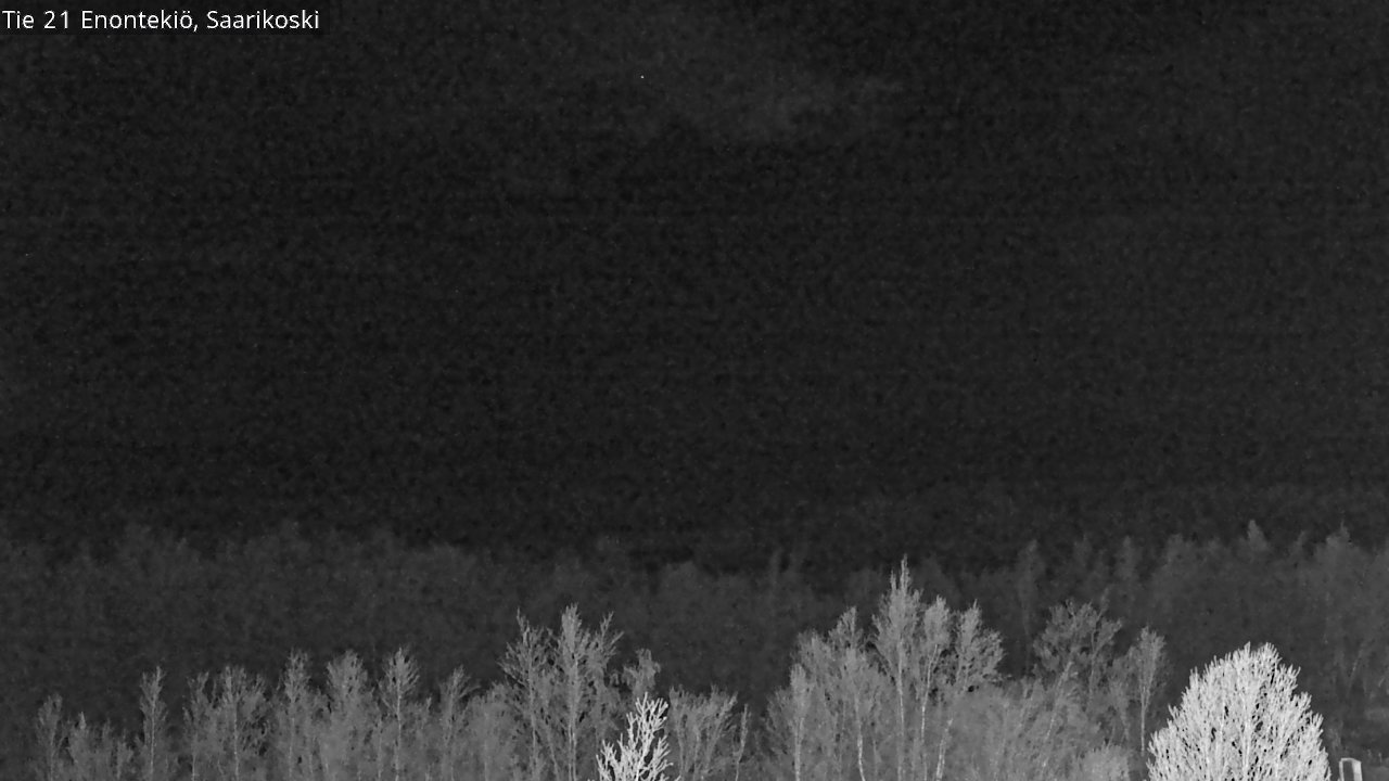 Weather Camera Image Väg 21 Enontekis, Saarikoski, Enontekiö, Lappi