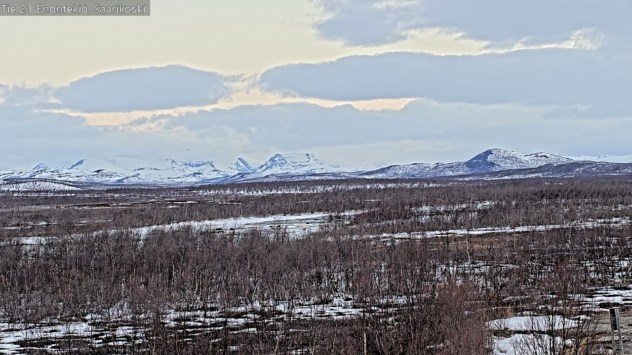 Kelikamerat Kuva Tie 21 Enontekiö, Saarikoski, Enontekiö, Lappi