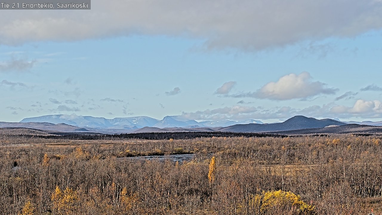 Kelikamerat Kuva Tie 21 Enontekiö, Saarikoski, Enontekiö, Lappi
