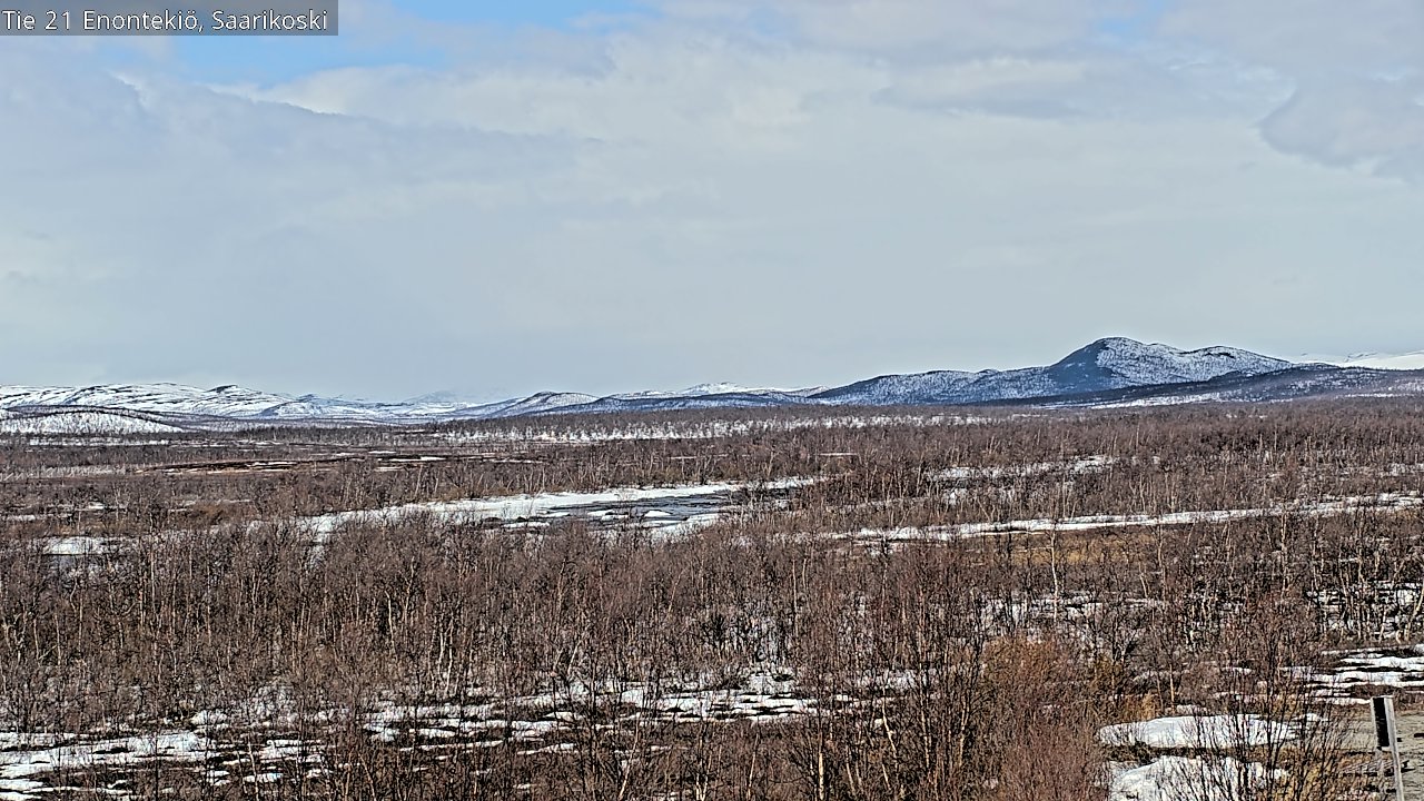 Kelikamerat Kuva Tie 21 Enontekiö, Saarikoski, Enontekiö, Lappi