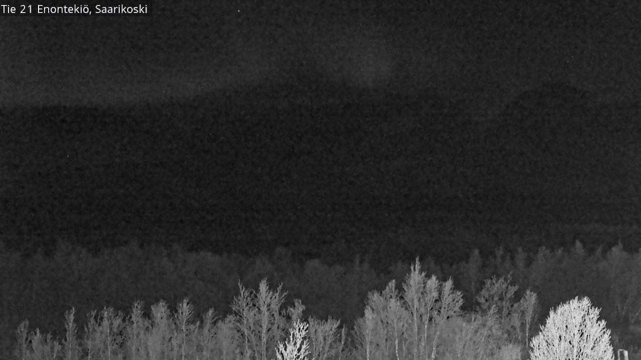 Weather Camera Image Väg 21 Enontekis, Saarikoski, Enontekiö, Lappi