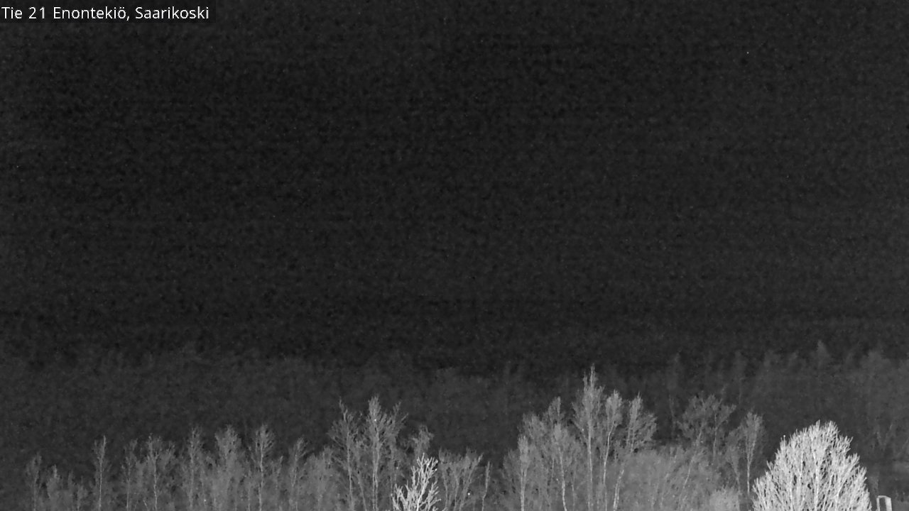 Weather Camera Image Väg 21 Enontekis, Saarikoski, Enontekiö, Lappi