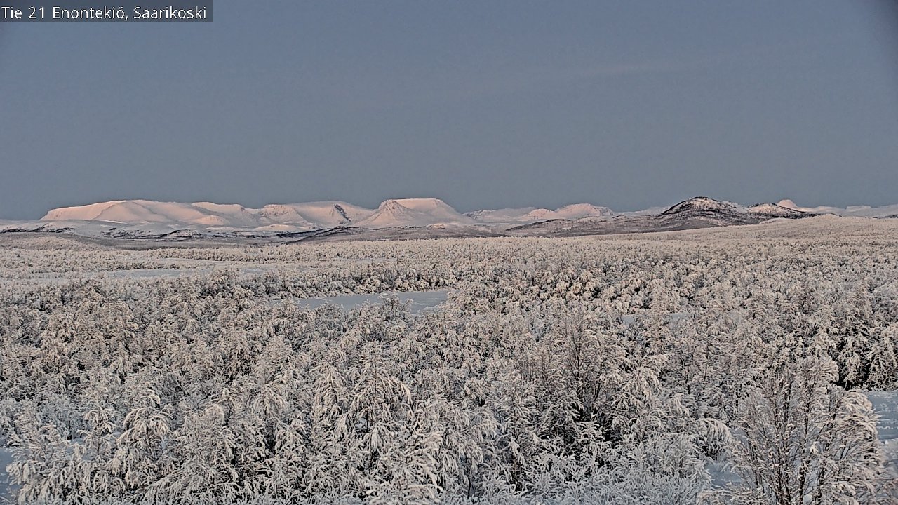 Kelikamerat Kuva Tie 21 Enontekiö, Saarikoski, Enontekiö, Lappi
