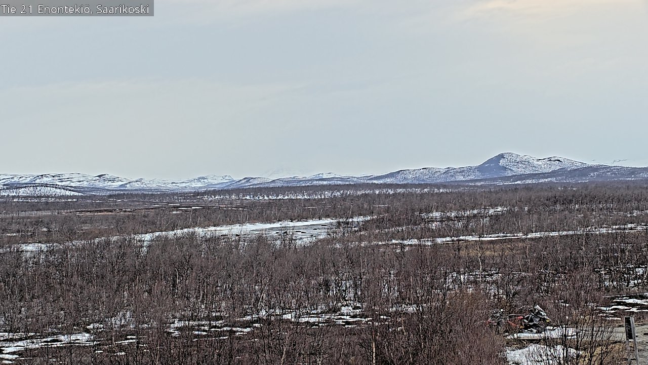 Kelikamerat Kuva Tie 21 Enontekiö, Saarikoski, Enontekiö, Lappi