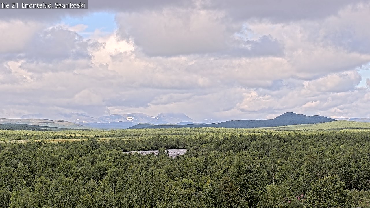 Weather Camera Image Road 21 Enontekiö, Saarikoski, Enontekiö, Lappi
