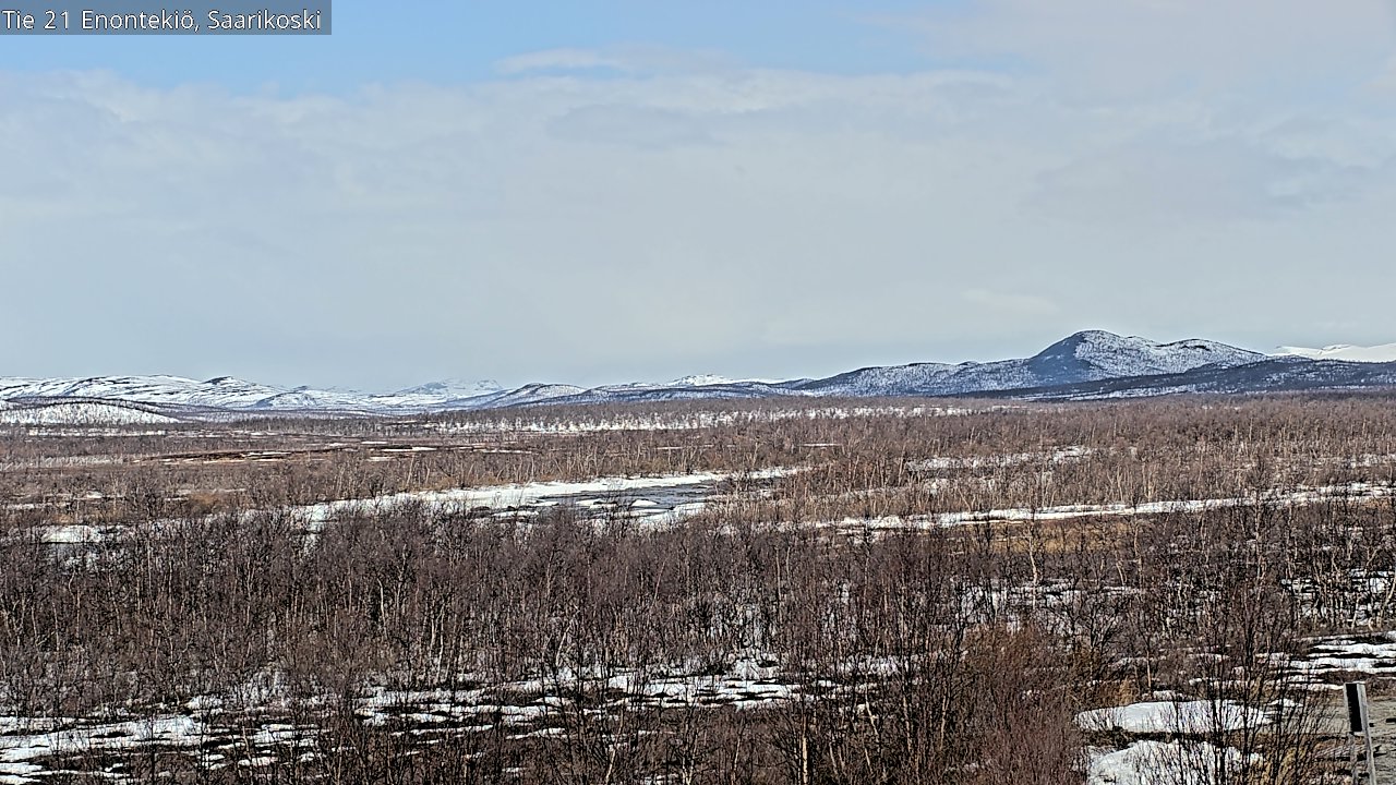 Kelikamerat Kuva Tie 21 Enontekiö, Saarikoski, Enontekiö, Lappi