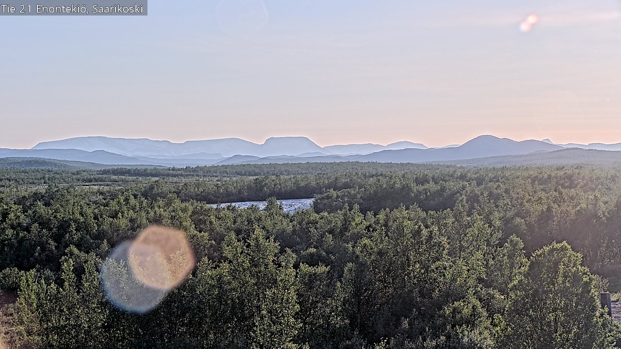 Weather Camera Image Väg 21 Enontekis, Saarikoski, Enontekiö, Lappi