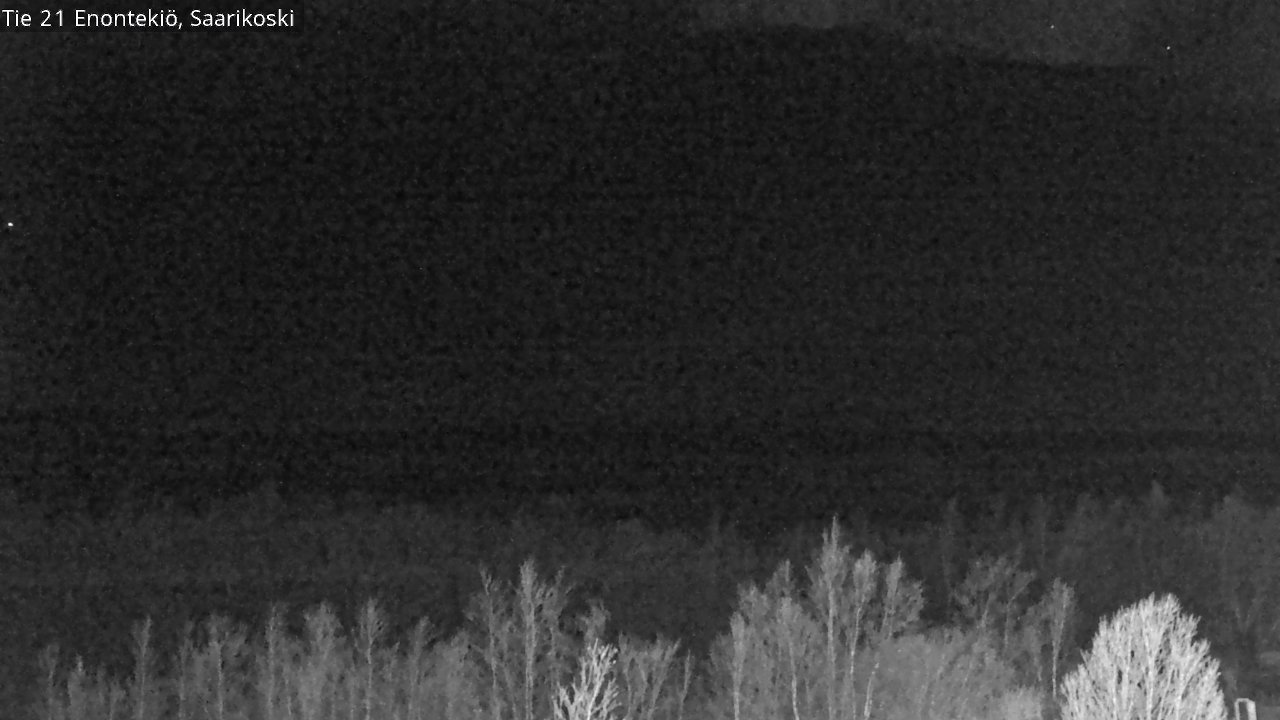 Weather Camera Image Väg 21 Enontekis, Saarikoski, Enontekiö, Lappi