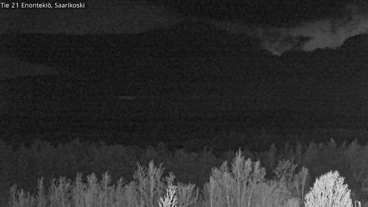 Weather Camera Image Väg 21 Enontekis, Saarikoski, Enontekiö, Lappi