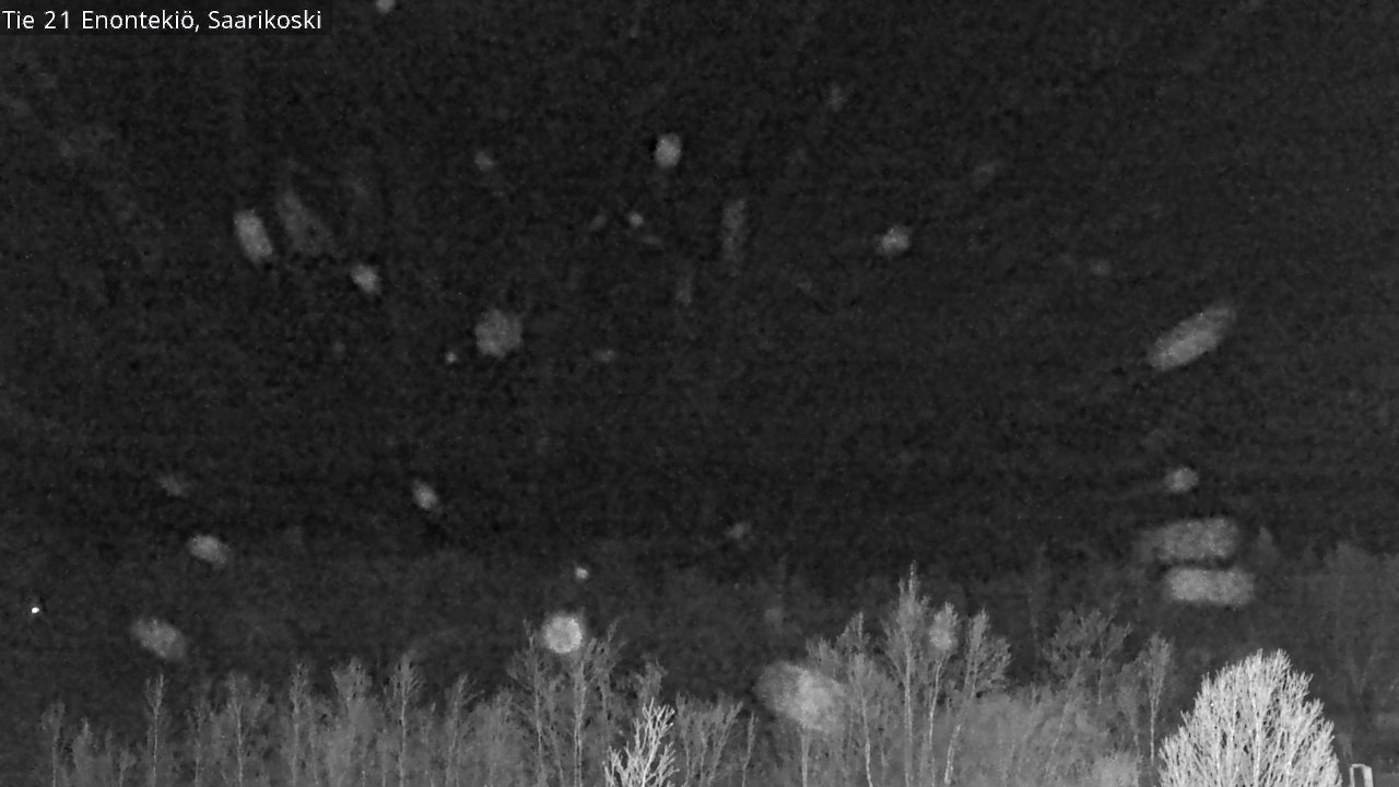 Weather Camera Image Väg 21 Enontekis, Saarikoski, Enontekiö, Lappi