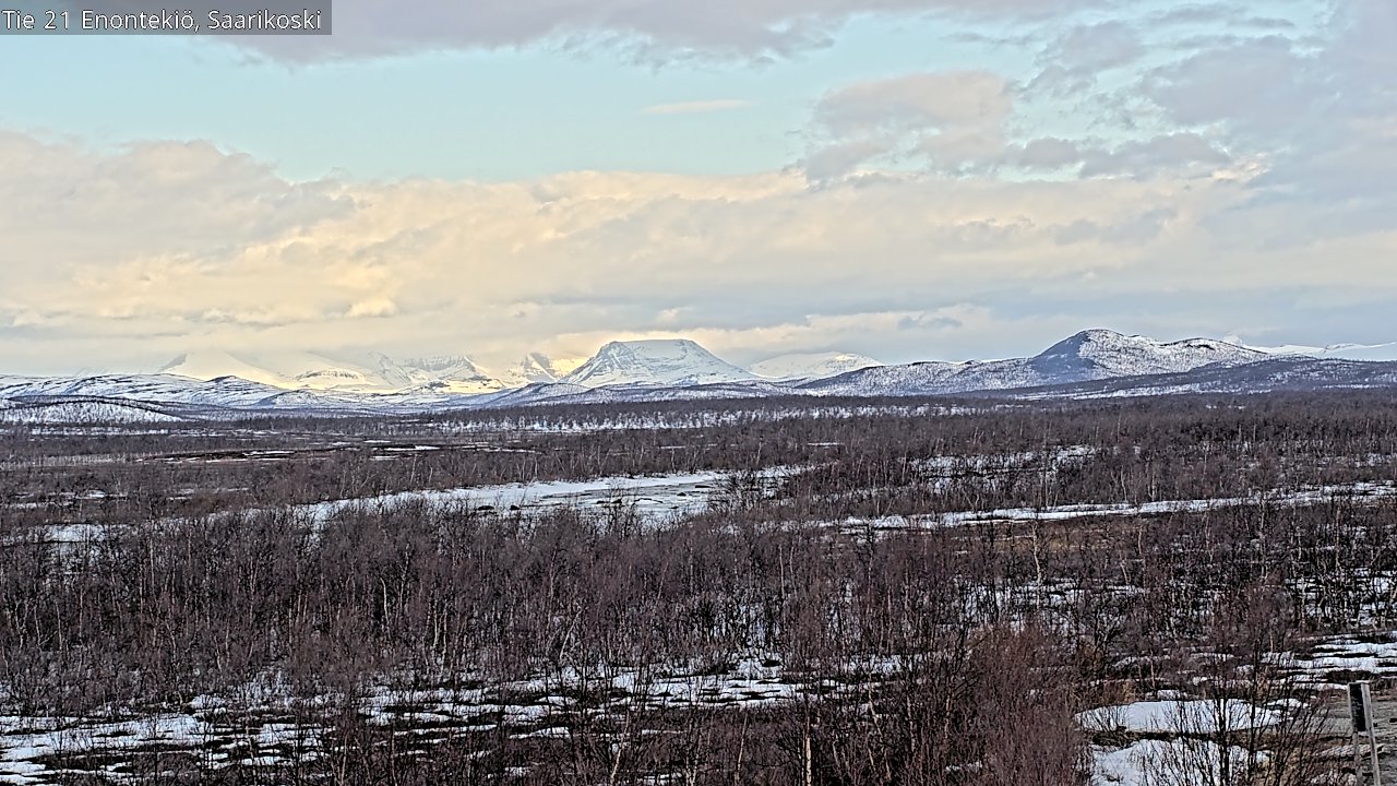 Kelikamerat Kuva Tie 21 Enontekiö, Saarikoski, Enontekiö, Lappi