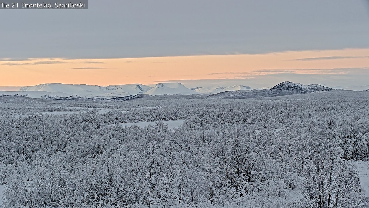 Kelikamerat Kuva Tie 21 Enontekiö, Saarikoski, Enontekiö, Lappi