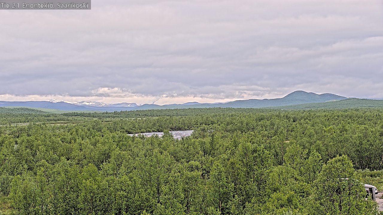 Weather Camera Image Road 21 Enontekiö, Saarikoski, Enontekiö, Lappi