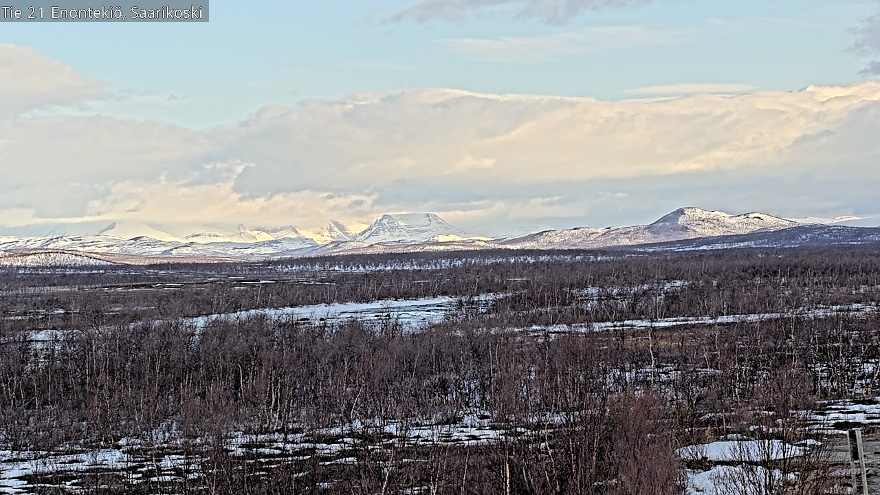 Kelikamerat Kuva Tie 21 Enontekiö, Saarikoski, Enontekiö, Lappi