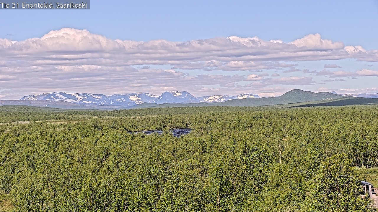 Kelikamerat Kuva Tie 21 Enontekiö, Saarikoski, Enontekiö, Lappi