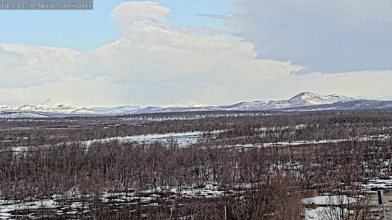 Kelikamerat Kuva Tie 21 Enontekiö, Saarikoski, Enontekiö, Lappi