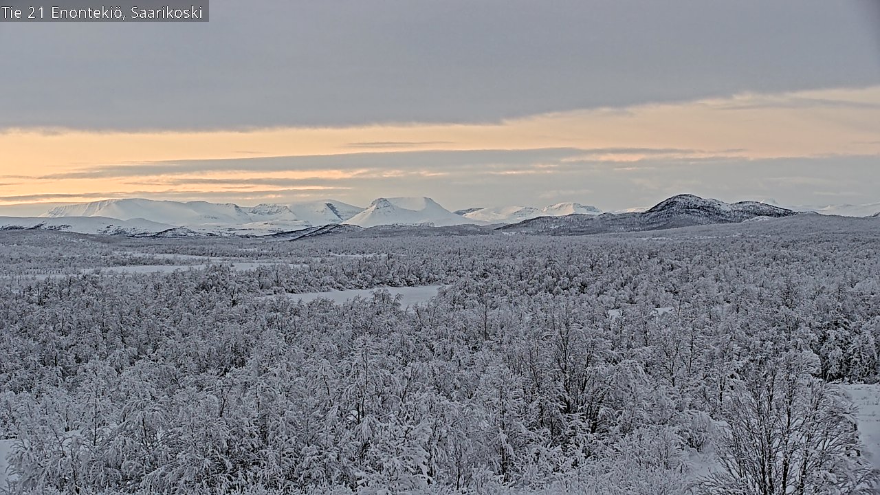 Kelikamerat Kuva Tie 21 Enontekiö, Saarikoski, Enontekiö, Lappi