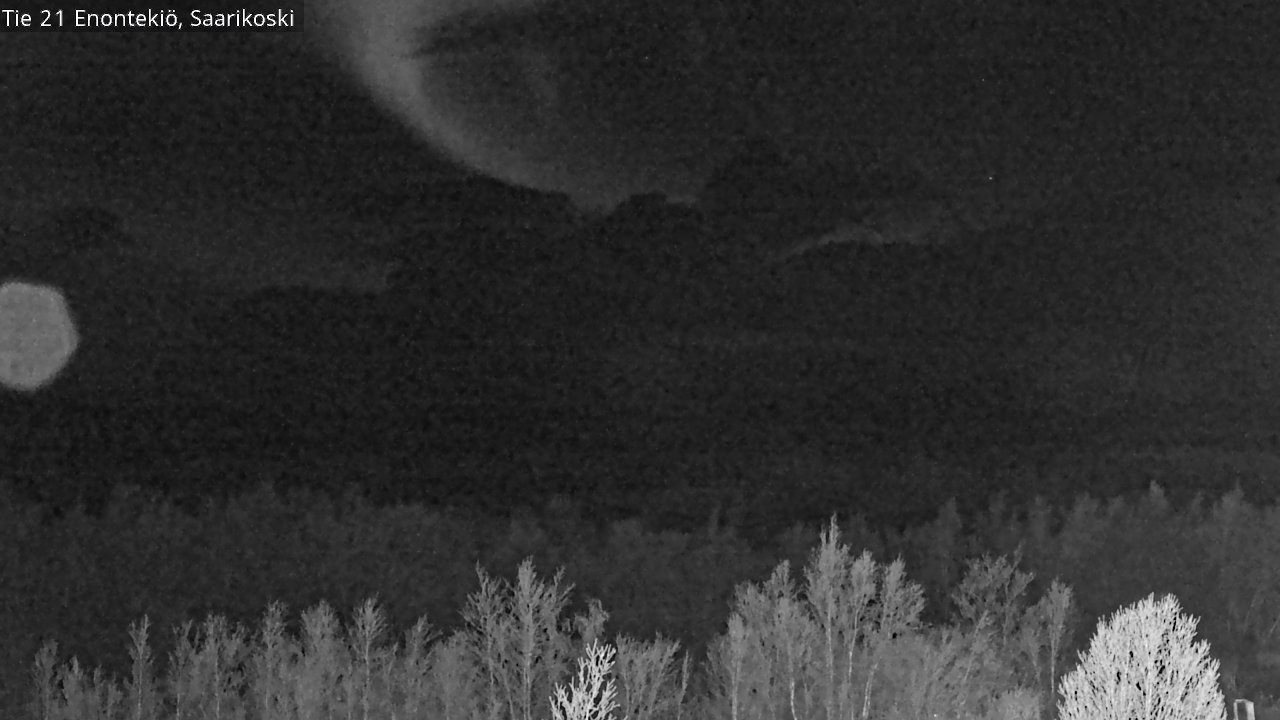 Weather Camera Image Väg 21 Enontekis, Saarikoski, Enontekiö, Lappi