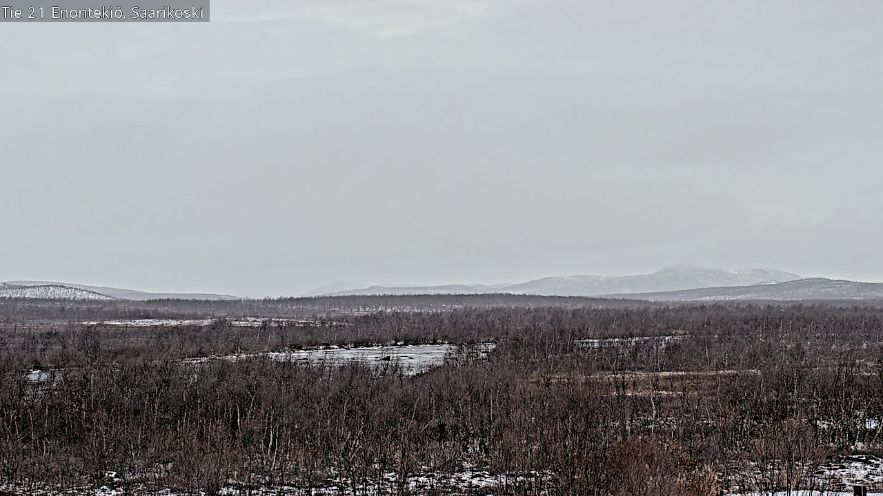 Kelikamerat Kuva Tie 21 Enontekiö, Saarikoski, Enontekiö, Lappi