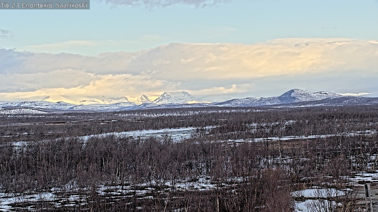 Kelikamerat Kuva Tie 21 Enontekiö, Saarikoski, Enontekiö, Lappi