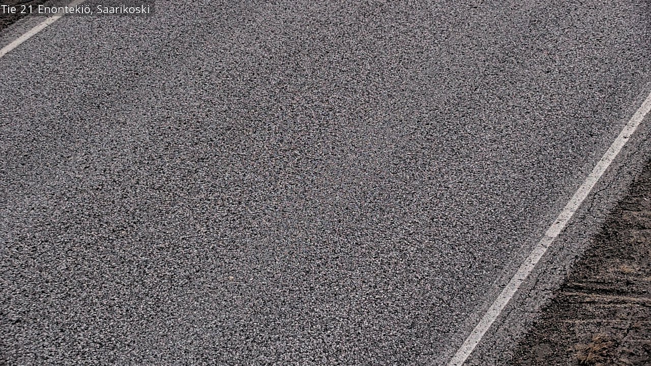 Weather Camera Image Väg 21 Enontekis, Saarikoski, Enontekiö, Lappi