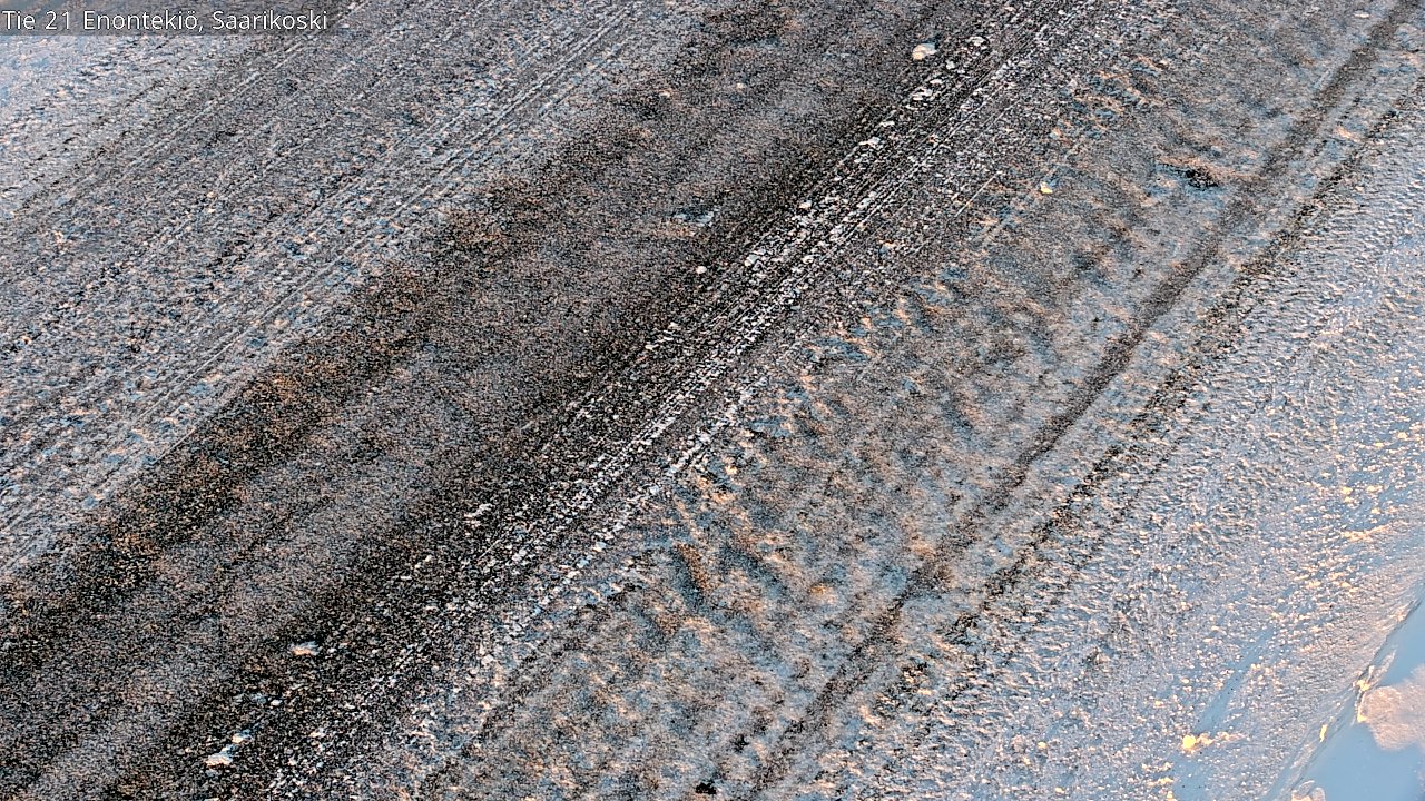 Weather Camera Image Road 21 Enontekiö, Saarikoski, Enontekiö, Lappi