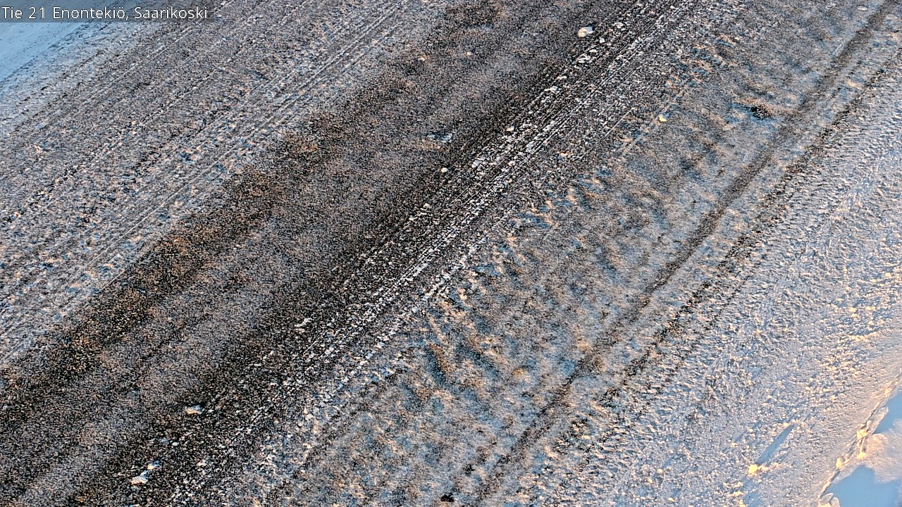 Weather Camera Image Road 21 Enontekiö, Saarikoski, Enontekiö, Lappi