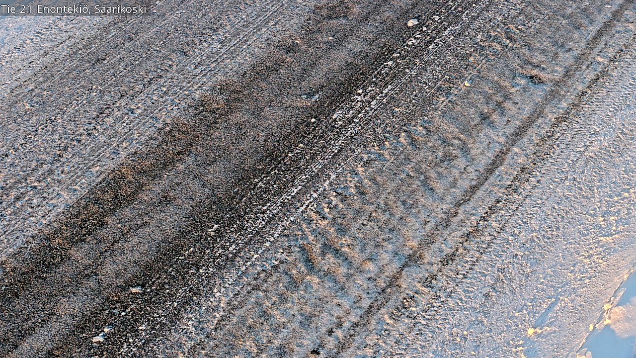 Weather Camera Image Road 21 Enontekiö, Saarikoski, Enontekiö, Lappi