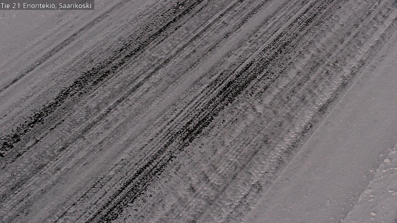 Weather Camera Image Väg 21 Enontekis, Saarikoski, Enontekiö, Lappi