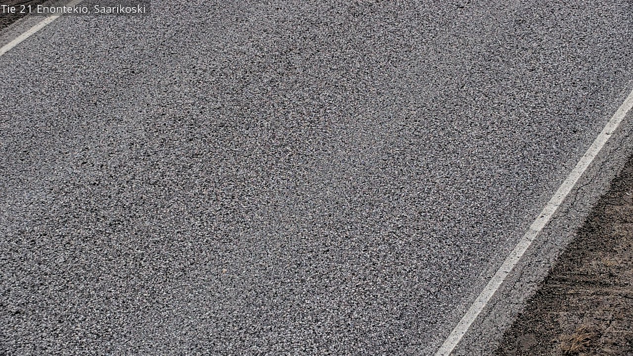 Weather Camera Image Väg 21 Enontekis, Saarikoski, Enontekiö, Lappi