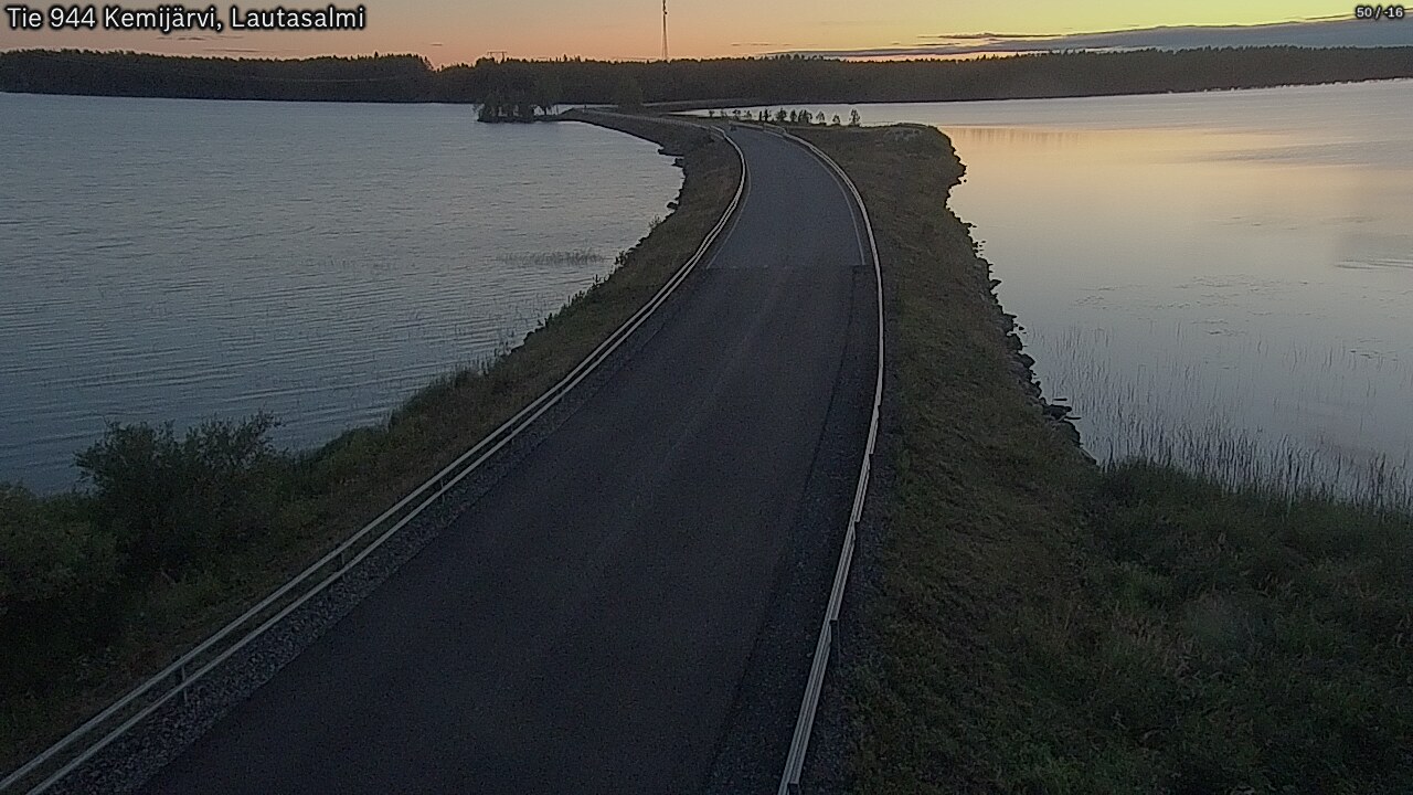 Kelikamerat Kuva Tie 944 Kemijärvi, Lautasalmi, Kemijärvi, Lappi