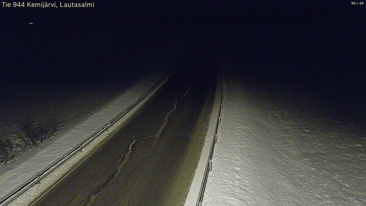 Kelikamerat Kuva Tie 944 Kemijärvi, Lautasalmi, Kemijärvi, Lappi