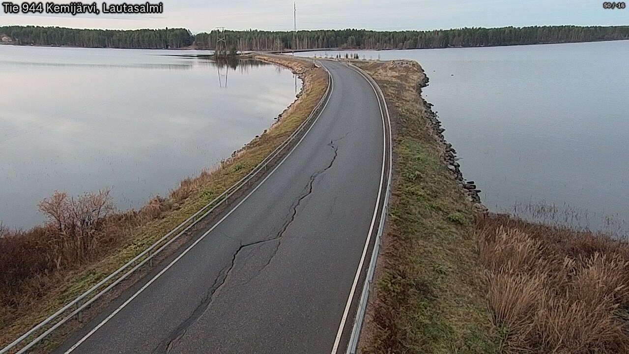 Kelikamerat Kuva Tie 944 Kemijärvi, Lautasalmi, Kemijärvi, Lappi