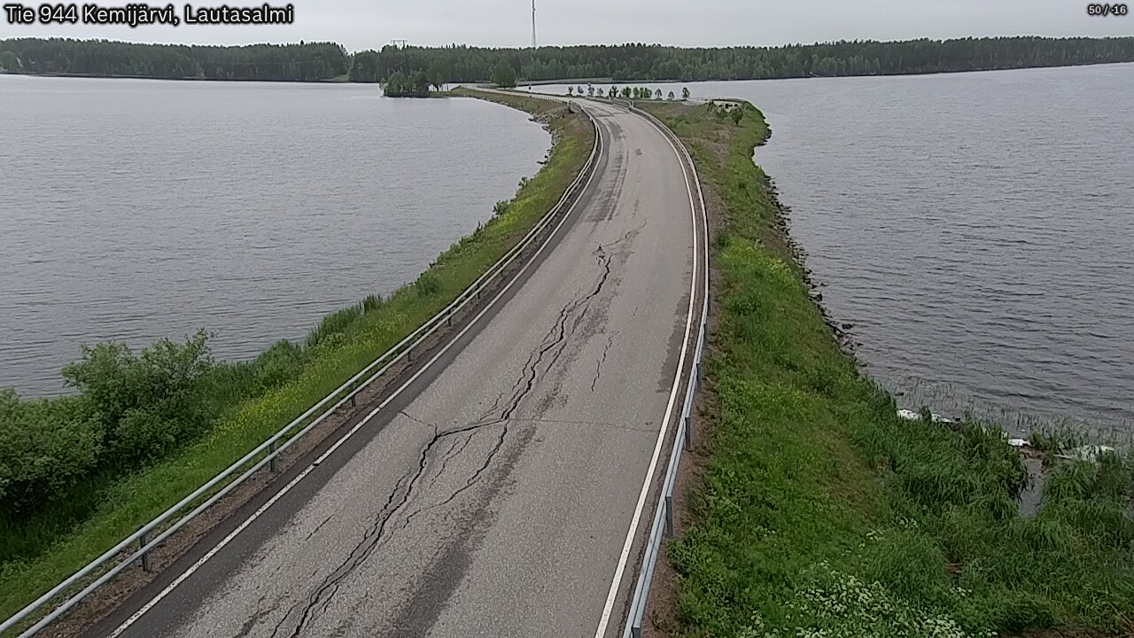 Kelikamerat Kuva Tie 944 Kemijärvi, Lautasalmi, Kemijärvi, Lappi