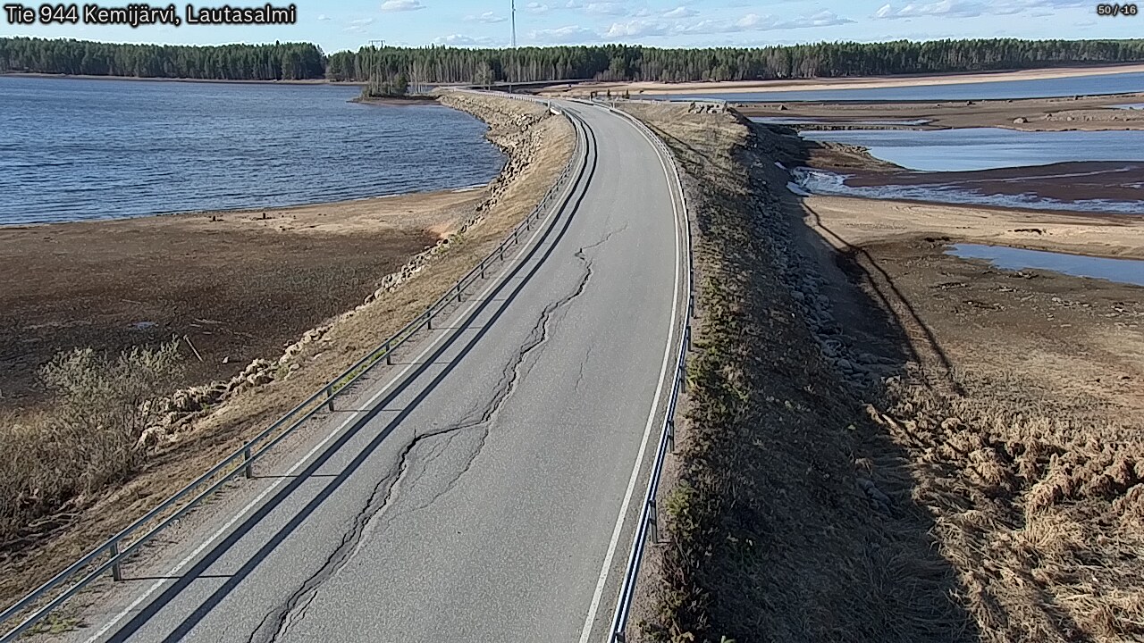 Kelikamerat Kuva Tie 944 Kemijärvi, Lautasalmi, Kemijärvi, Lappi