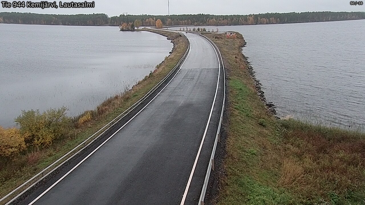 Kelikamerat Kuva Tie 944 Kemijärvi, Lautasalmi, Kemijärvi, Lappi