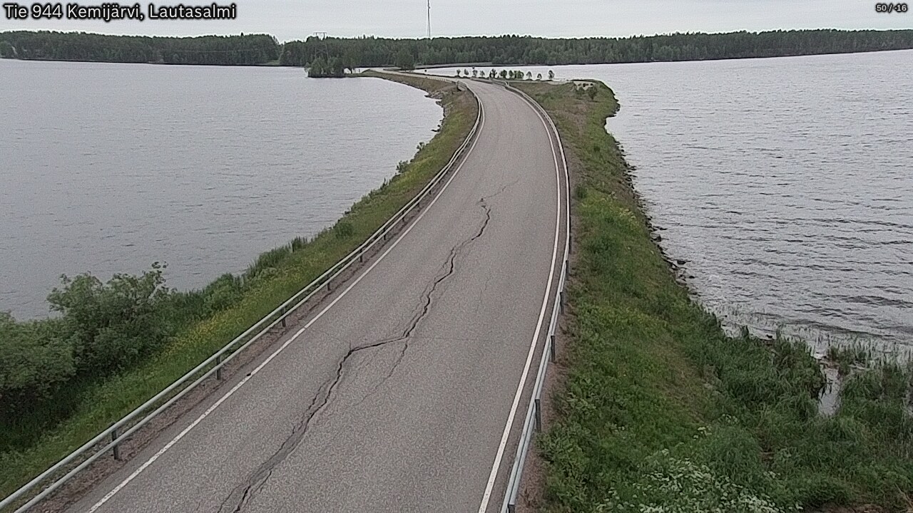 Kelikamerat Kuva Tie 944 Kemijärvi, Lautasalmi, Kemijärvi, Lappi
