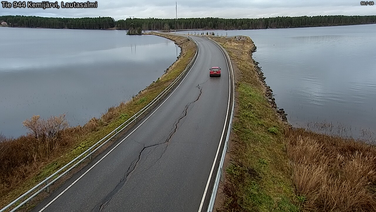Kelikamerat Kuva Tie 944 Kemijärvi, Lautasalmi, Kemijärvi, Lappi