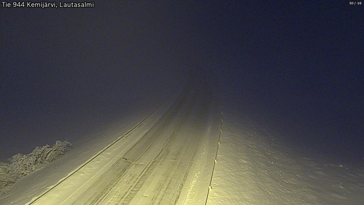 Kelikamerat Kuva Tie 944 Kemijärvi, Lautasalmi, Kemijärvi, Lappi