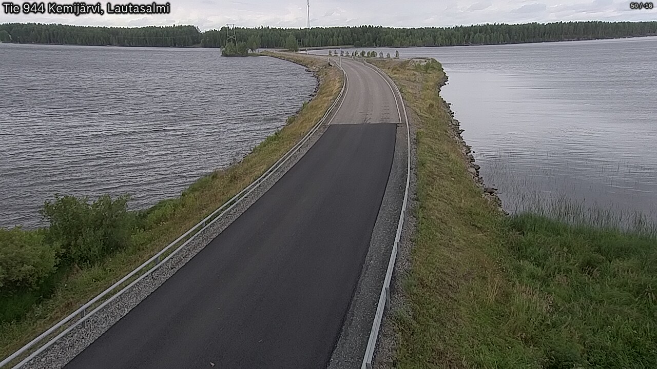 Kelikamerat Kuva Tie 944 Kemijärvi, Lautasalmi, Kemijärvi, Lappi