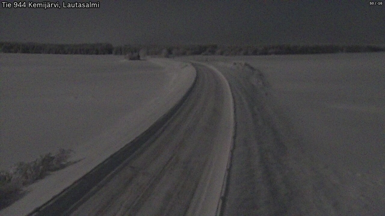 Kelikamerat Kuva Tie 944 Kemijärvi, Lautasalmi, Kemijärvi, Lappi