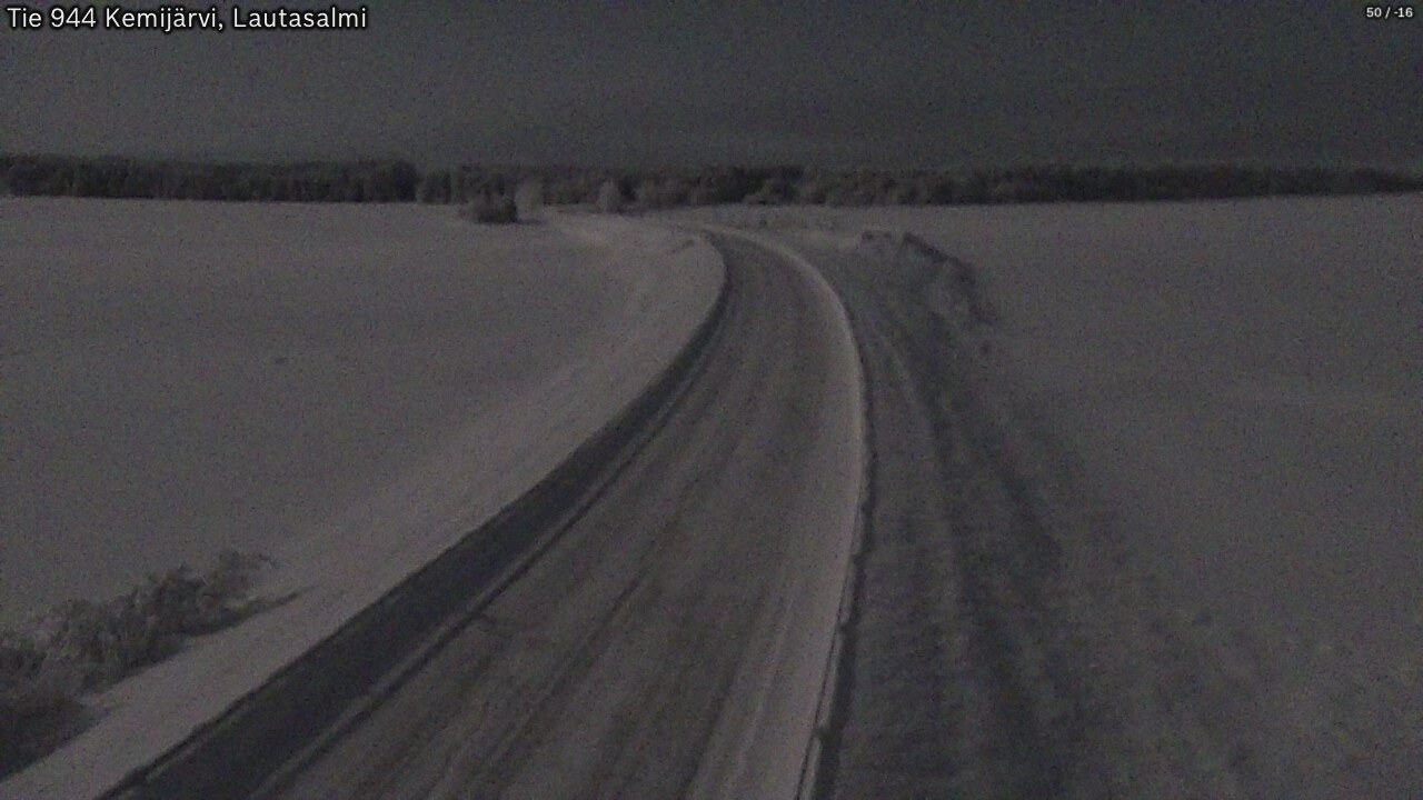 Kelikamerat Kuva Tie 944 Kemijärvi, Lautasalmi, Kemijärvi, Lappi