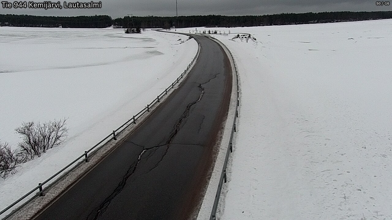 Kelikamerat Kuva Tie 944 Kemijärvi, Lautasalmi, Kemijärvi, Lappi