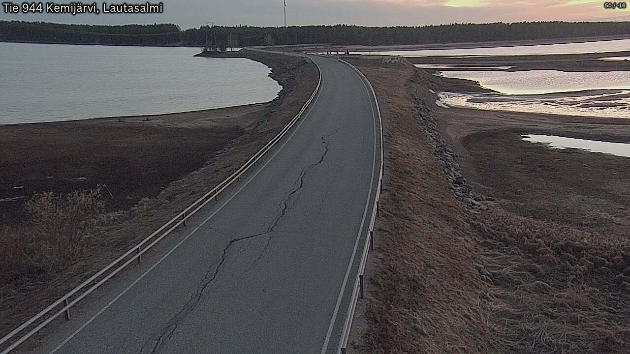 Kelikamerat Kuva Tie 944 Kemijärvi, Lautasalmi, Kemijärvi, Lappi